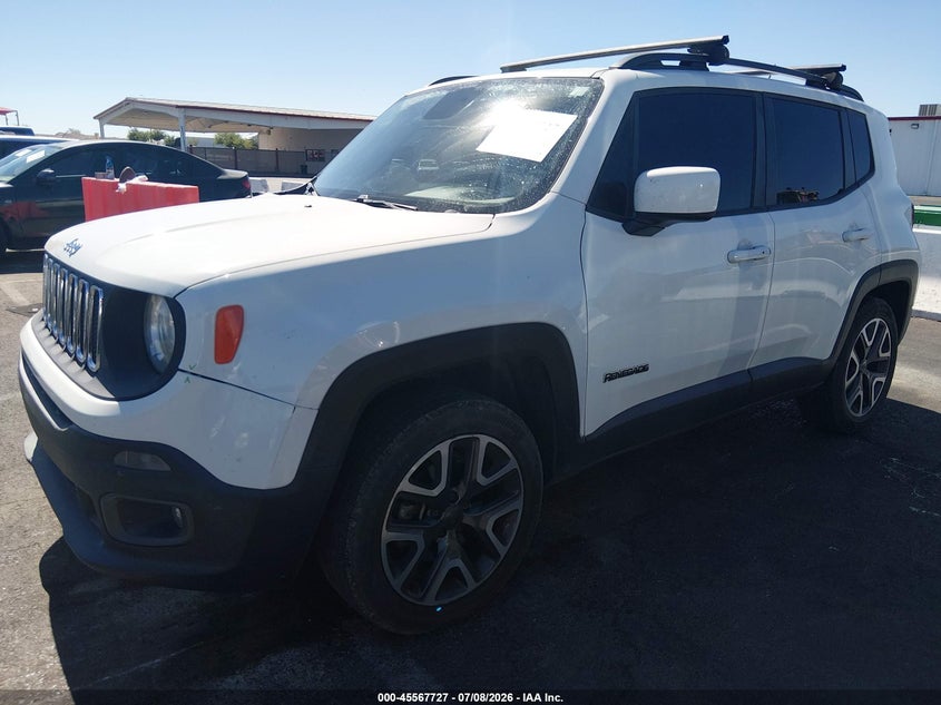 2015 Jeep Renegade, Left Rear, IAAI, VIN ZACCJBBT8FPC29817 — photo 2