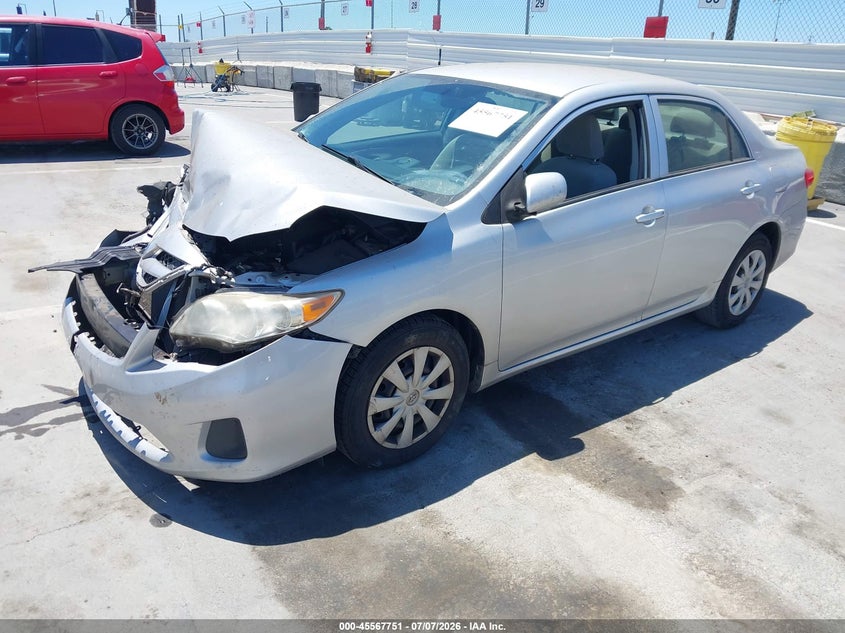 2013 Toyota Corolla, Front End, IAAI, VIN JTDBU4EE8DJ119620 — photo 2