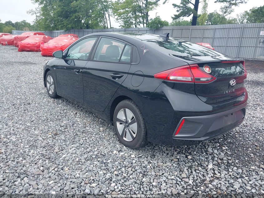 Vin: kmhc65lcxlu219734, lot: 46066128, hyundai ioniq hybrid blue 20203