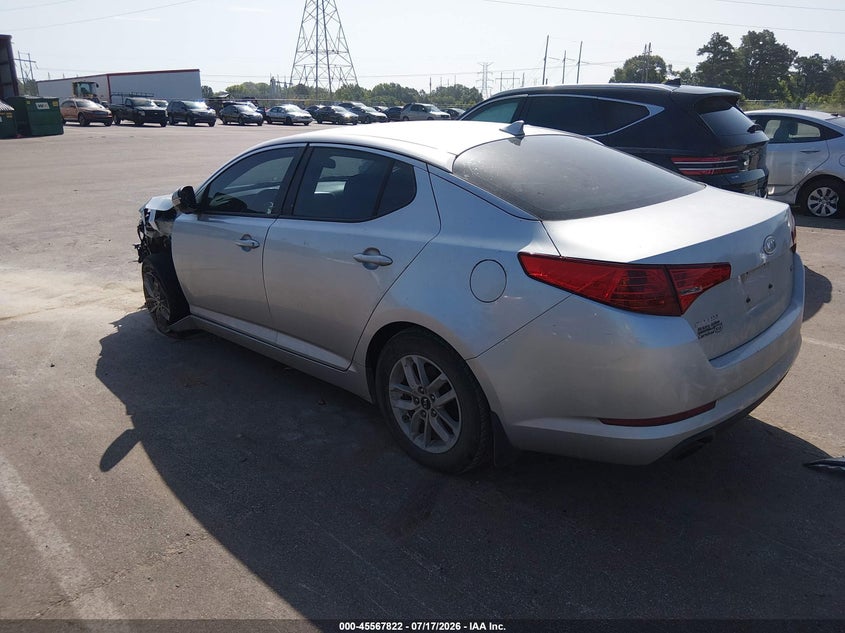 Vin: knagm4a73b5137524, lot: 46066152, kia optima lx 20113
