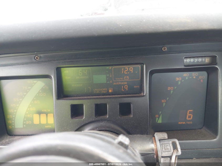 1987 CHEVROLET CORVETTE auction photo 7