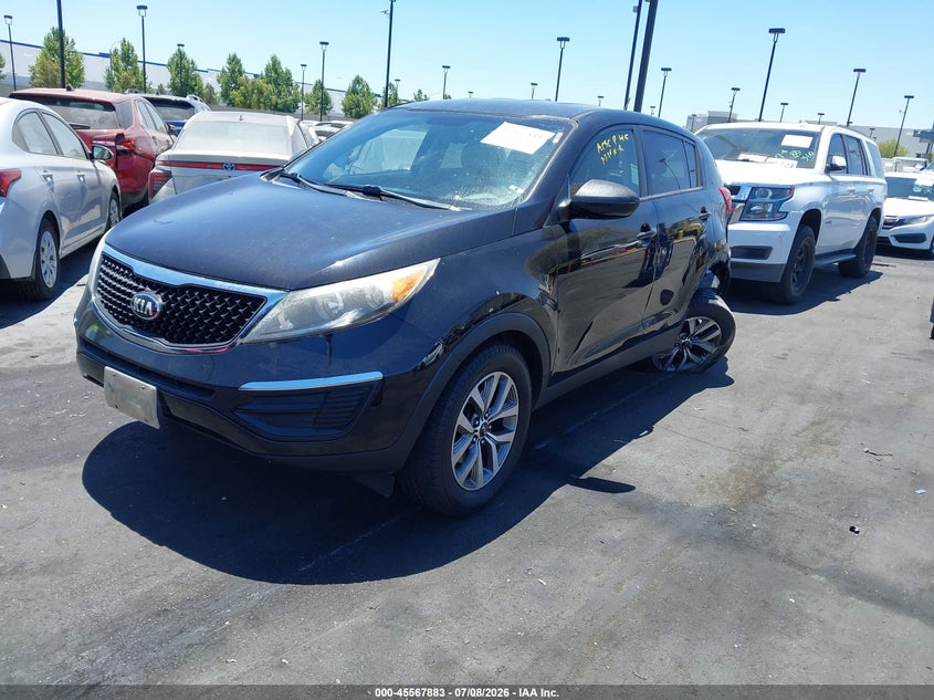 2015 Kia Sportage, Лівий зад, IAAI, VIN KNDPB3AC3F7759681 — фото 2
