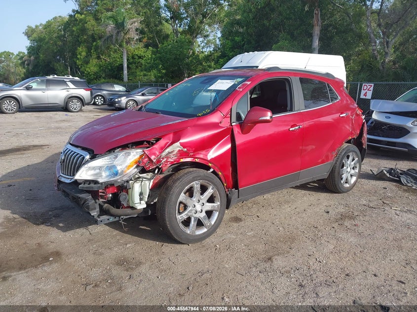 Vin: kl4cjcsb1eb709035, lot: 46066273, buick encore leather 20142