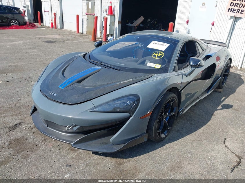 Vin: sbm13saa2lw007782, lot: 46066351, mclaren 600lt 20202