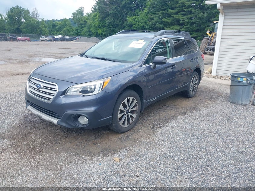 Vin: 4s4bsbnc9f3336430, lot: 46066357, subaru outback 2.5i limited 20152