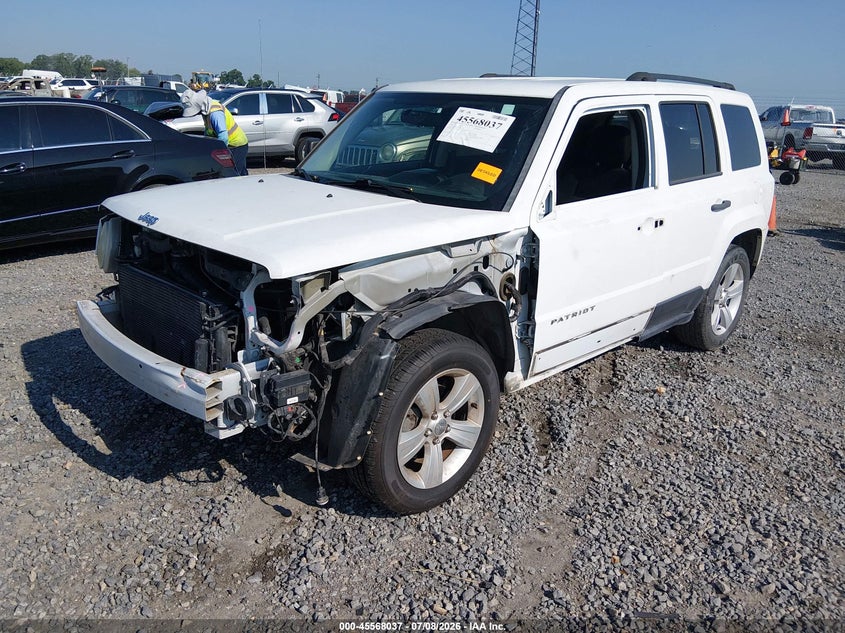 2014 Jeep Patriot Sport, Удар спереду, IAAI, VIN 1C4NJPBA5ED881330 — фото 2