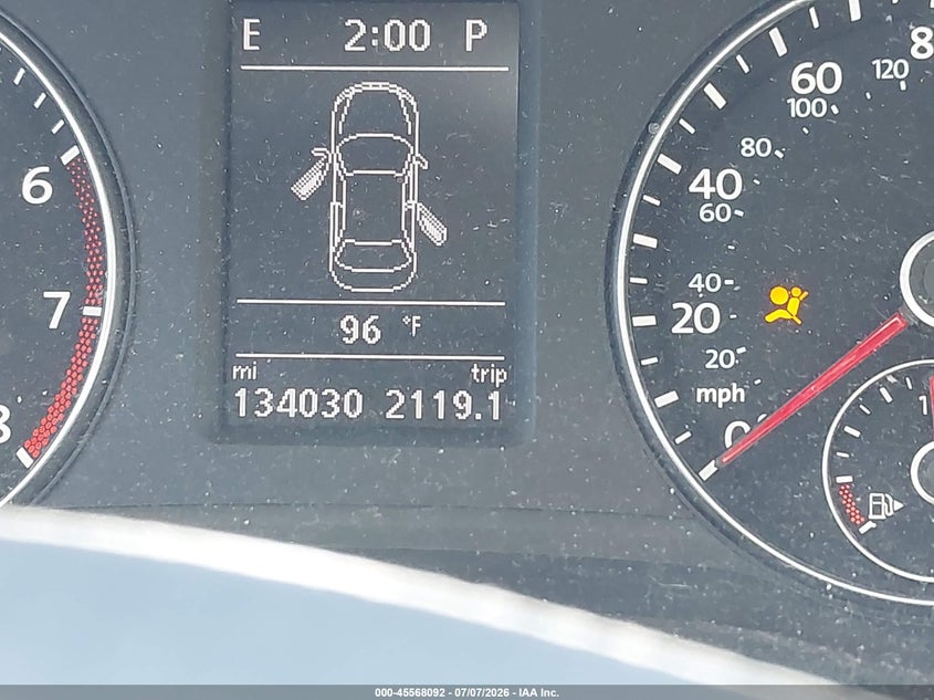 2013 Volkswagen Passat 2.5L Se VIN: 1VWBH7A31DC066996 Lot: 45568092