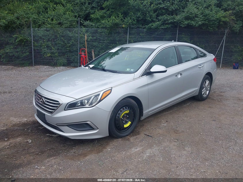 2017 Hyundai Sonata, Невідомо, IAAI, VIN 5NPE24AF6HH536654 — фото 2