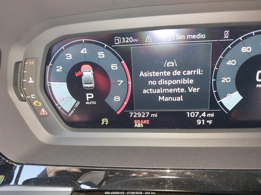 2022 Audi A3 Premium 40 Tfsi Front-Wheel Drive S Tronic VIN: WAUAUDGY4NA045372 Lot: 45568143