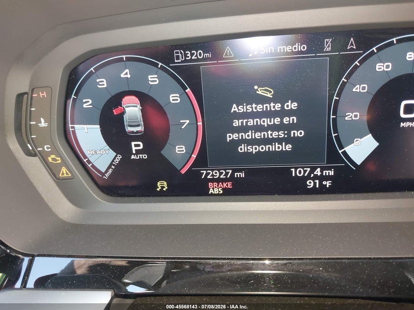 2022 Audi A3 Premium 40 Tfsi Front-Wheel Drive S Tronic VIN: WAUAUDGY4NA045372 Lot: 45568143