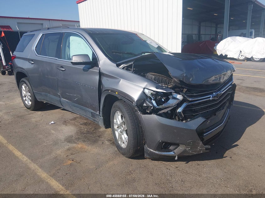 2020 Chevrolet Traverse Fwd Lt Cloth, Перёд, IAAI, VIN 1GNERGKWXLJ306523