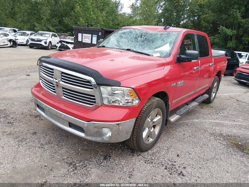 Vin: 3c6rr7lt5gg280040, lot: 46066503, ram 1500 big horn 20162