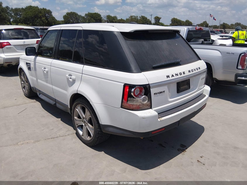 Vin: salsk2d44ca746695, lot: 46066558, land rover range rover sport hse 20123