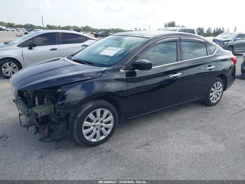 2017 NISSAN SENTRA auction photo 2