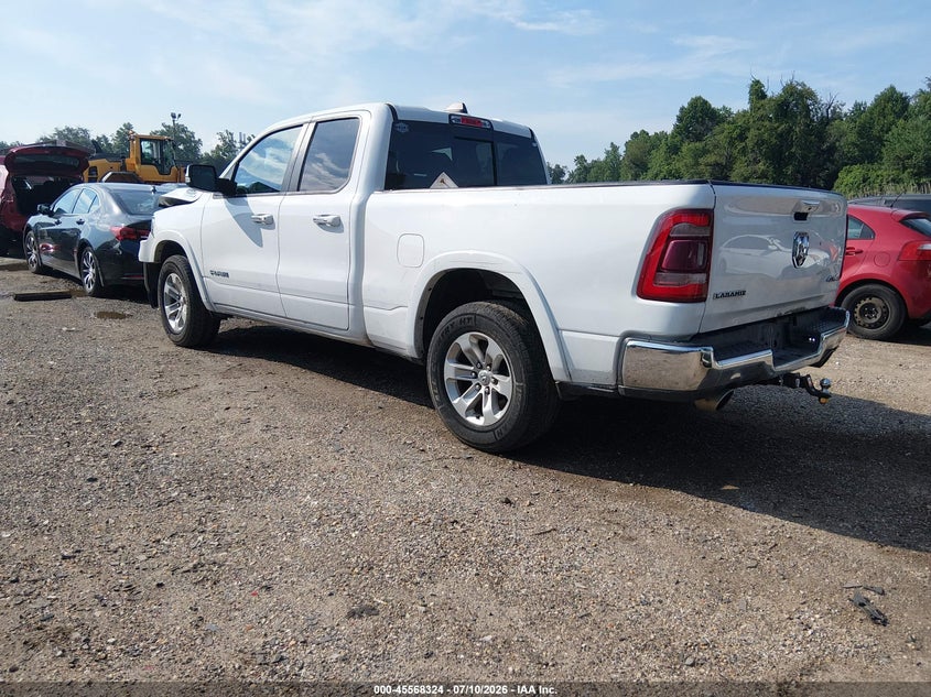 Vin: 1c6srfdt2ln227484, lot: 46066653, ram 1500 laramie  4x4 6'4 box 20203
