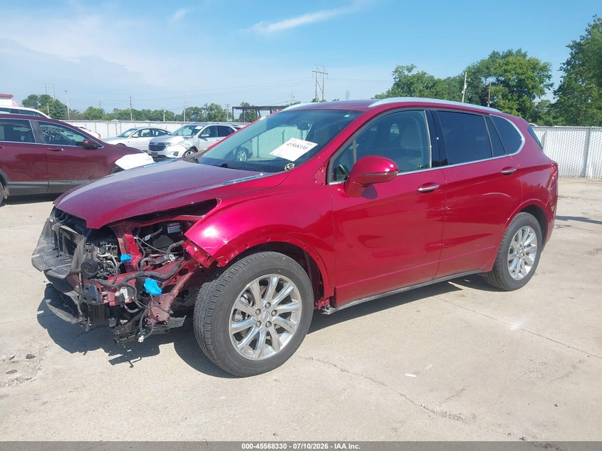 Vin: lrbfxcsa6kd026805, lot: 46066658, buick envision fwd essence 20192