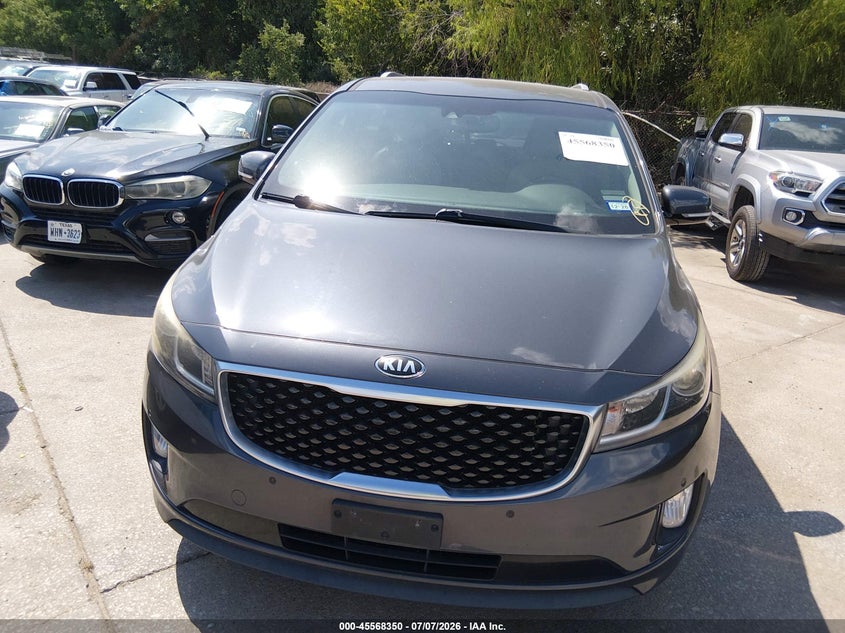 2017 Kia Sedona Ex VIN: KNDMC5C16H6292546 Lot: 45568350
