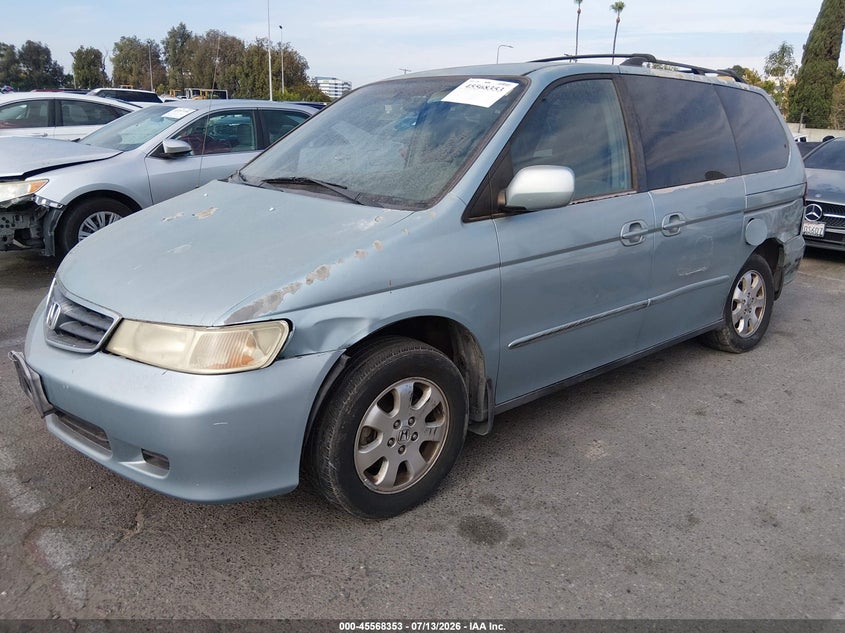 2003 Honda Odyssey, Left Side, IAAI, VIN 5FNRL18693B114825 — photo 2