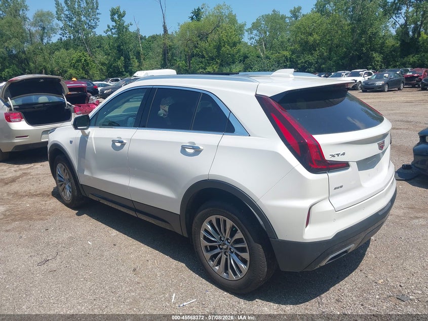 Vin: 1gyfzdr40sf105080, lot: 46066701, cadillac xt4 awd premium luxury 20253