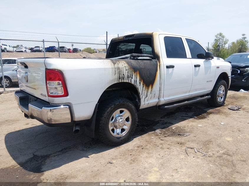 Vin: 3c6ur5cj8lg214072, lot: 46066736, ram 2500 tradesman  4x4 6'4 box 20204