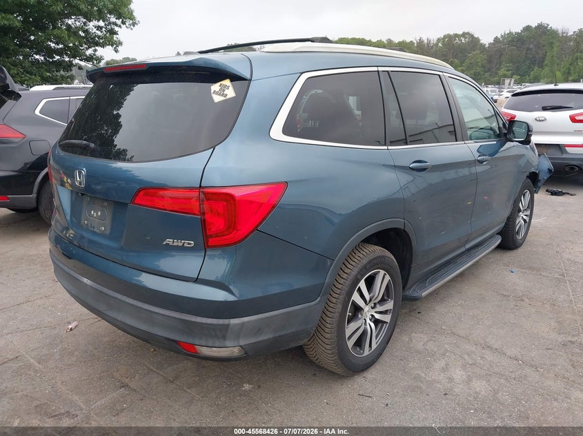 2016 HONDA PILOT auction photo 4