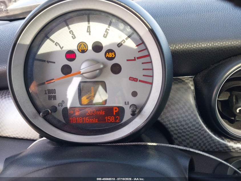 2010 MINI COOPER S auction photo 7