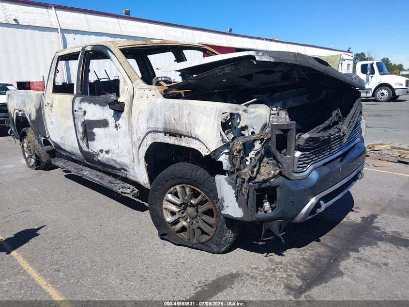 2020 GMC Sierra, Total Burn, IAAI, VIN 1GT49REY6LF252590 — photo 2