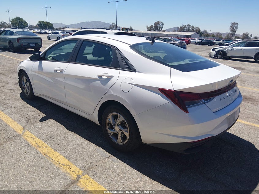 2021 HYUNDAI ELANTRA auction photo 3