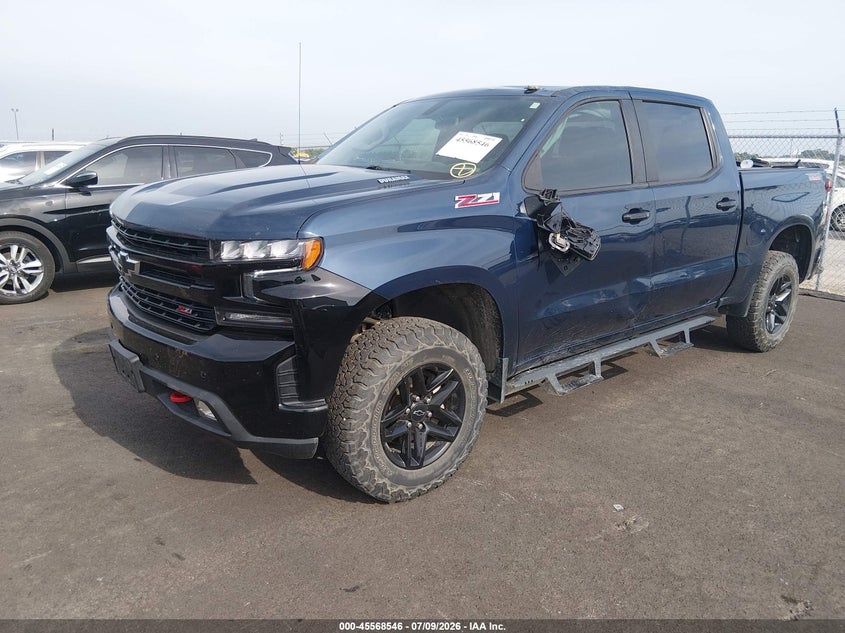 2022 Chevrolet Silverado 1500 Ltd 4Wd Short Bed Lt Trail Boss, Rear, IAAI, VIN 1GCUYFET5NZ196939 — photo 2