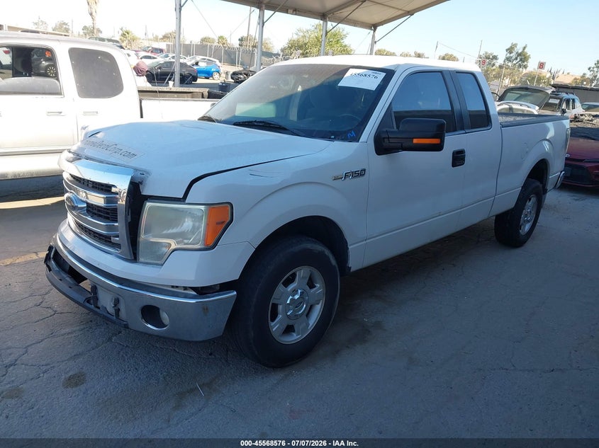 2013 Ford F-150, Front End, IAAI, VIN 1FTEX1CM1DFB30944 — photo 2