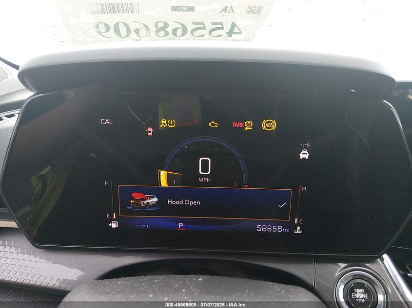 2024 Chevrolet Trax Fwd Activ VIN: KL77LKE29RC123008 Lot: 45568609