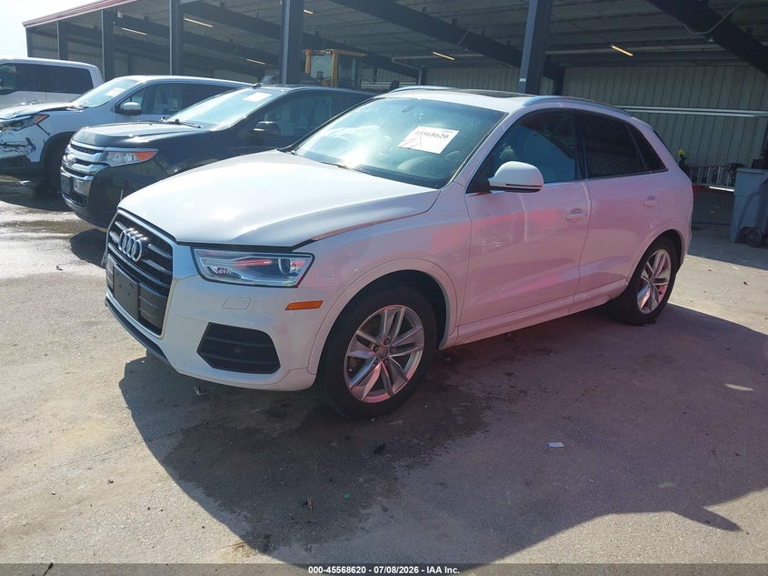 Vin: wa1jccfs0hr001320, lot: 46066949, audi q3 2.0t premium 20172