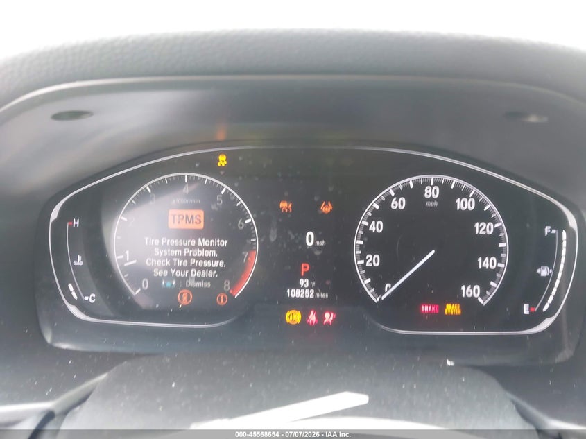 2021 HONDA ACCORD auction photo 7