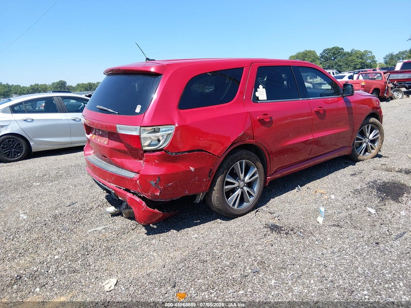 Vin: 1c4sdhct8dc520694, lot: 46067018, dodge durango r/t 20134