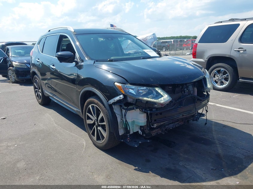 2019 Nissan Rogue Sl, Front & Rear, IAAI, VIN 5N1AT2MT3KC738531