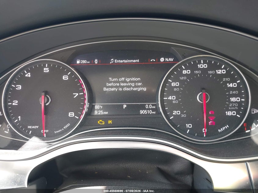 2018 AUDI A7 auction photo 7