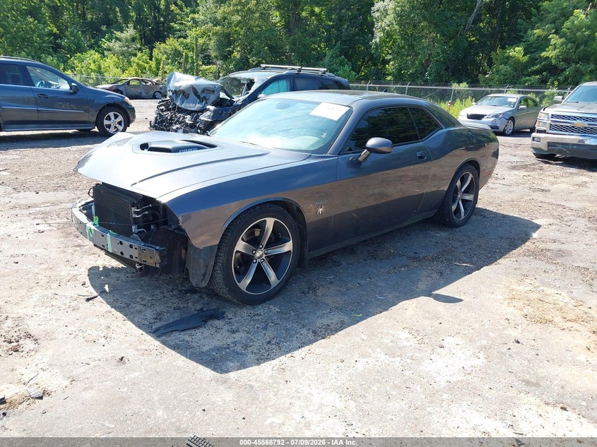 Vin: 2c3cdzbt6fh864704, lot: 46067121, dodge challenger r/t plus shaker 20152