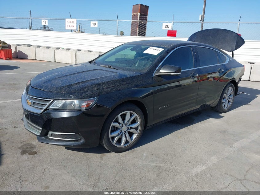 2017 Chevrolet Impala, Удар сзади, IAAI, VIN 2G1105S35H9105166 — фото 2