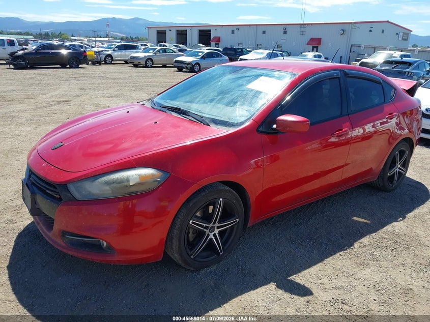 Vin: 1c3cdfbb9gd530073, lot: 46067343, dodge dart sxt 20162