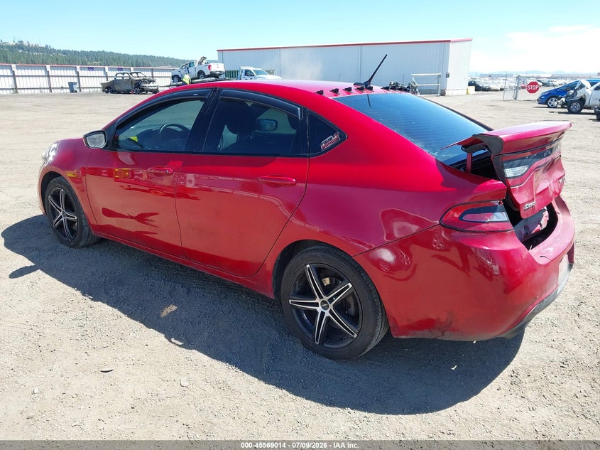 Vin: 1c3cdfbb9gd530073, lot: 46067343, dodge dart sxt 20163