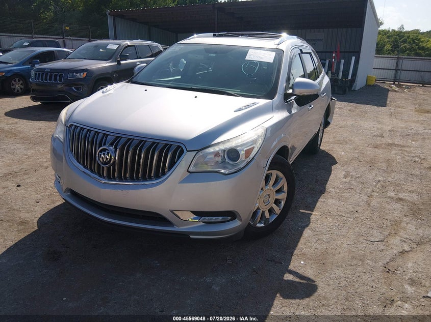 Vin: 5gakvbkd7fj253732, lot: 46067377, buick enclave leather 20152