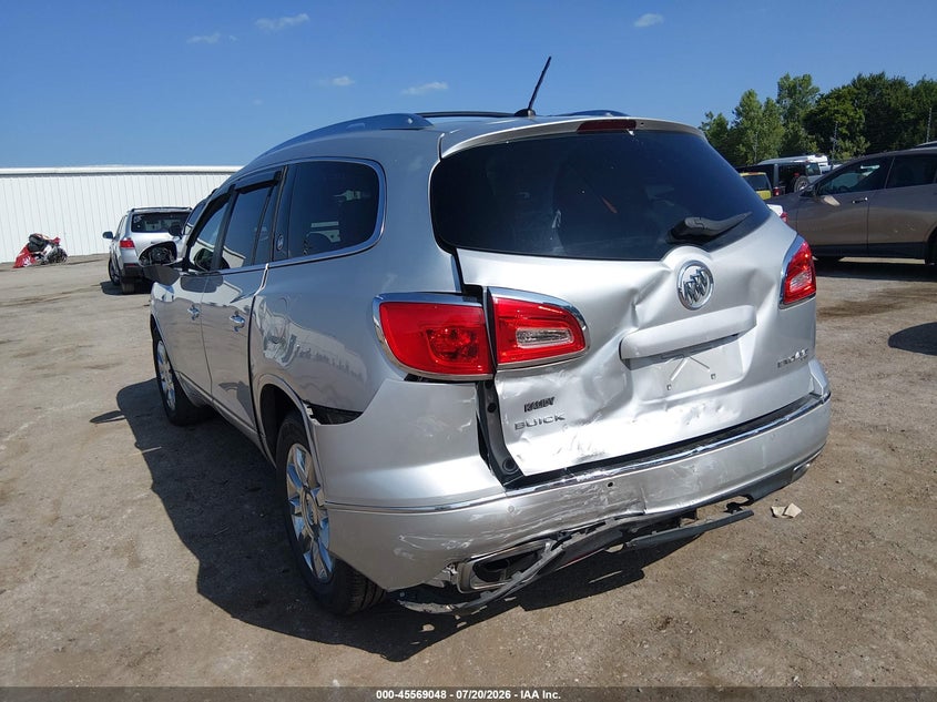 Vin: 5gakvbkd7fj253732, lot: 46067377, buick enclave leather 20153