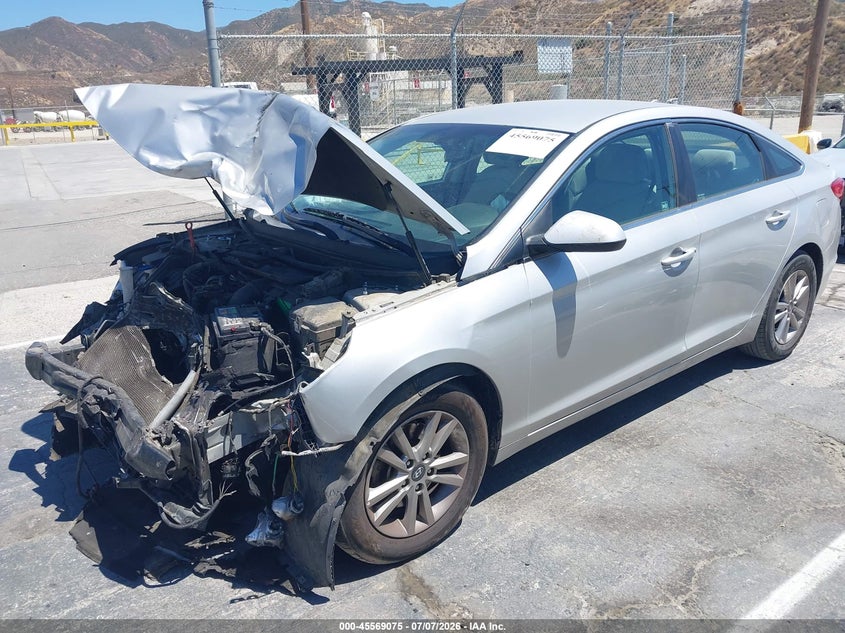 2016 Hyundai Sonata, Front End, IAAI, VIN 5NPE24AF3GH331730 — photo 2