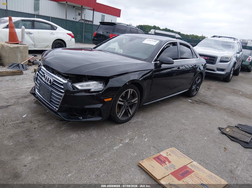 Vin: wauenaf46jn018429, lot: 46067415, audi a4 2.0t premium/2.0t tech premium 20182