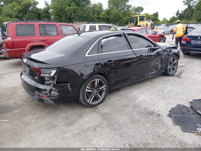 Vin: wauenaf46jn018429, lot: 46067415, audi a4 2.0t premium/2.0t tech premium 20184