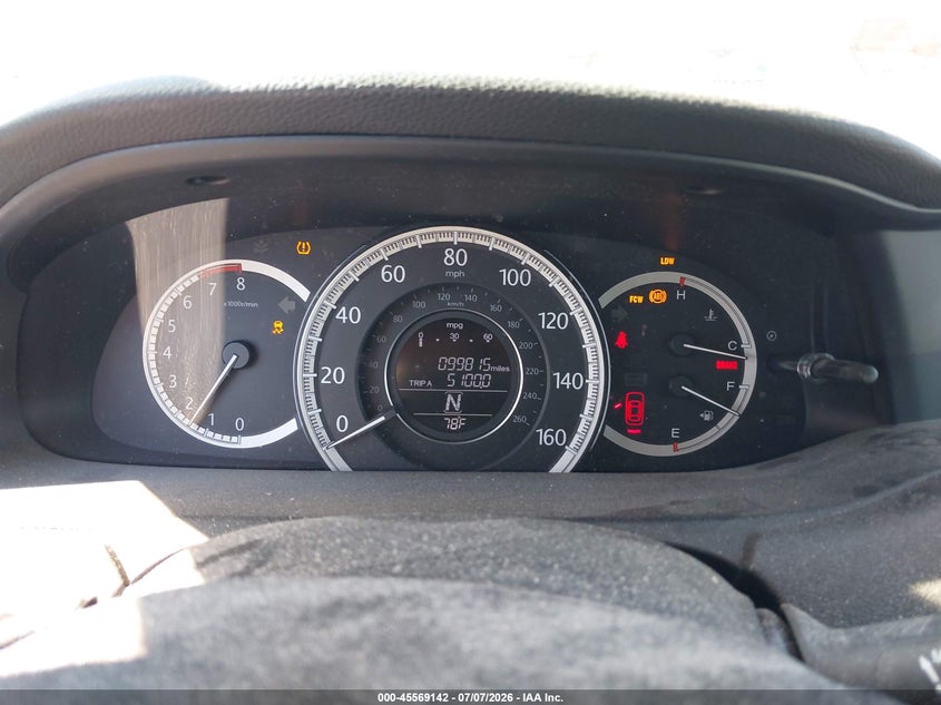 2014 HONDA ACCORD auction photo 7