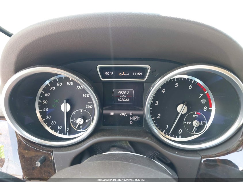 2013 Mercedes-Benz Ml 350 4Matic VIN: 4JGDA5HB7DA222595 Lot: 45569149