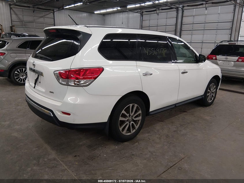 Vin: 5n1ar2mm1ec683931, lot: 46067501, nissan pathfinder s 20144