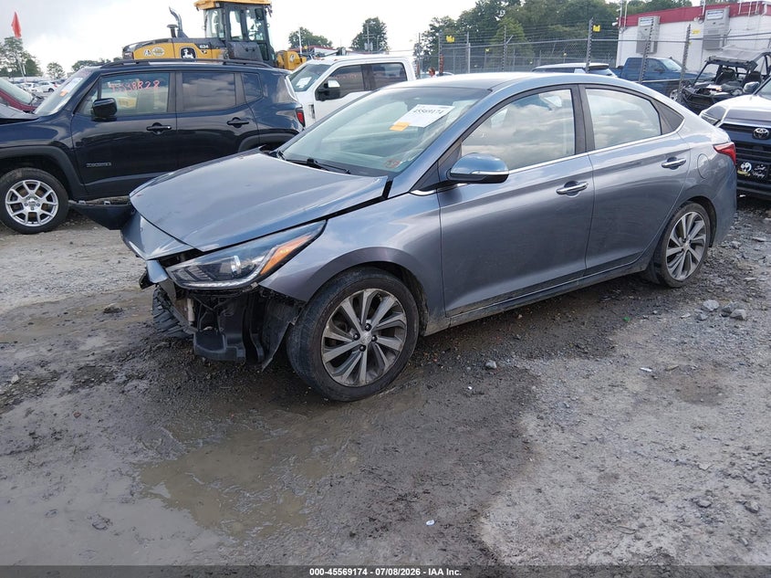 2019 Hyundai Accent, Front End, IAAI, VIN 3KPC34A37KE069041 — photo 2