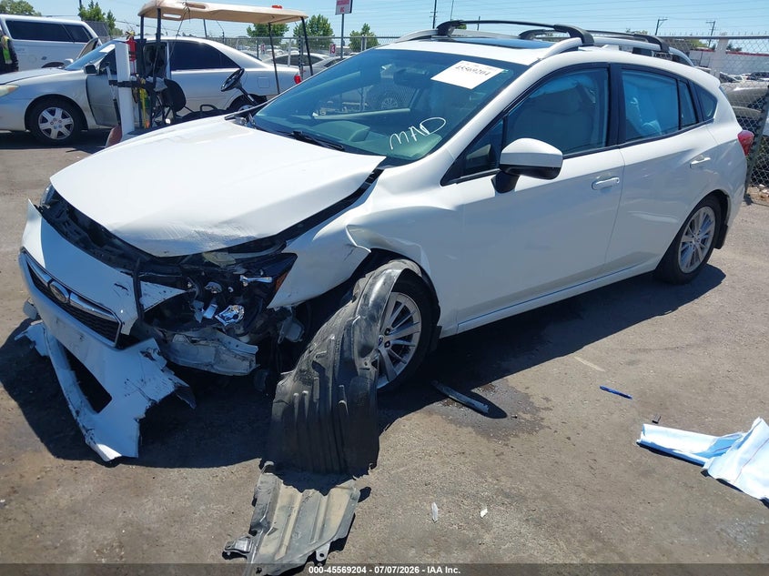 Vin: 4s3gtad6xh3713931, lot: 46067533, subaru impreza 2.0i premium 20172